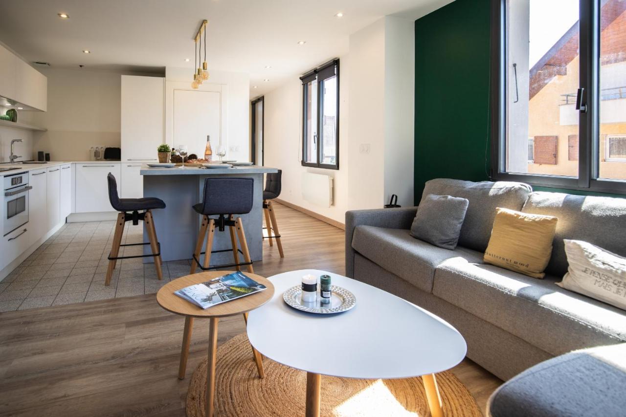 Duplex Albigny 3 Minutes Du Lac Annecy Bagian luar foto